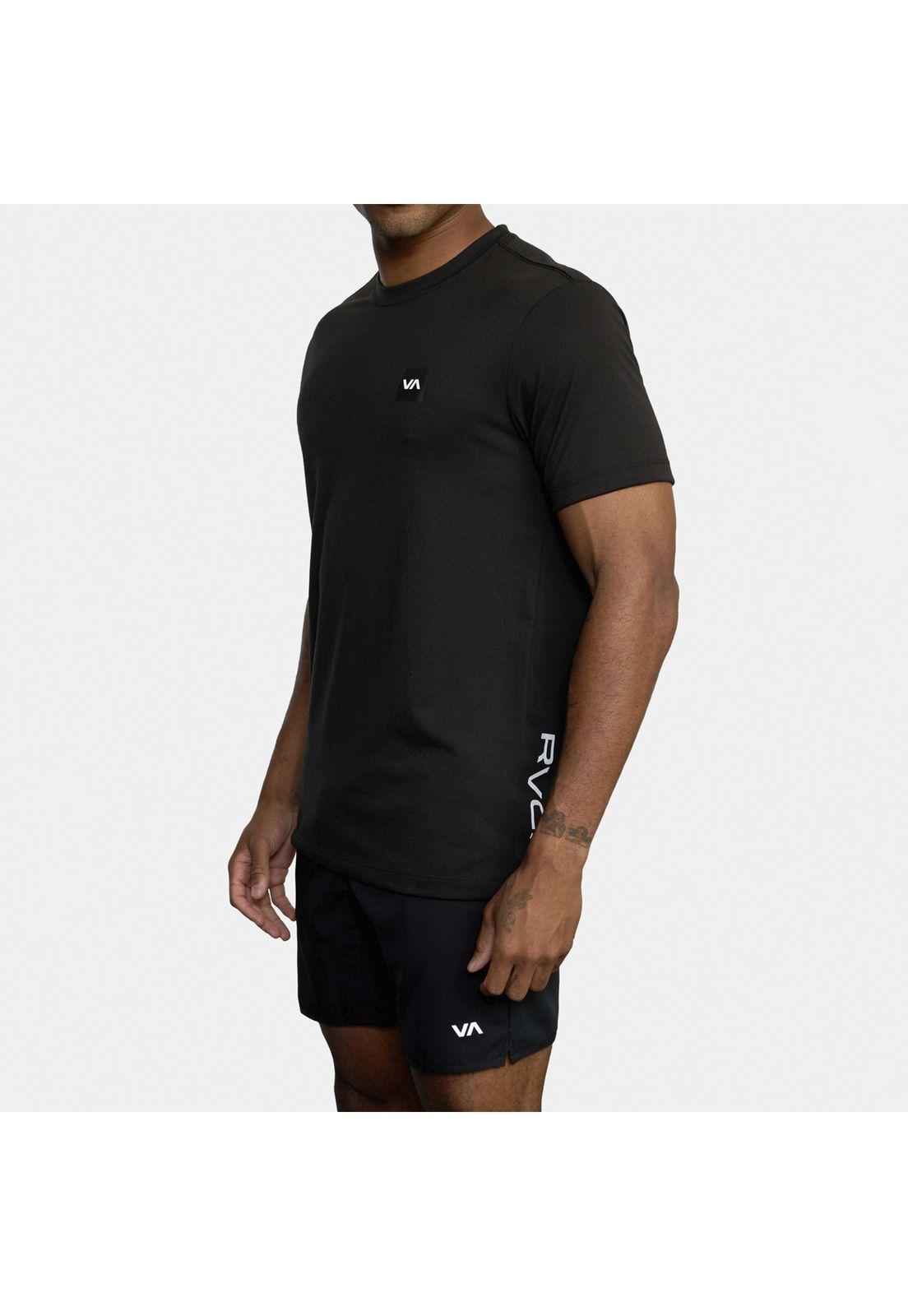 Polera Manga Corta Hombre RVCA 2X M Tees Negro-3