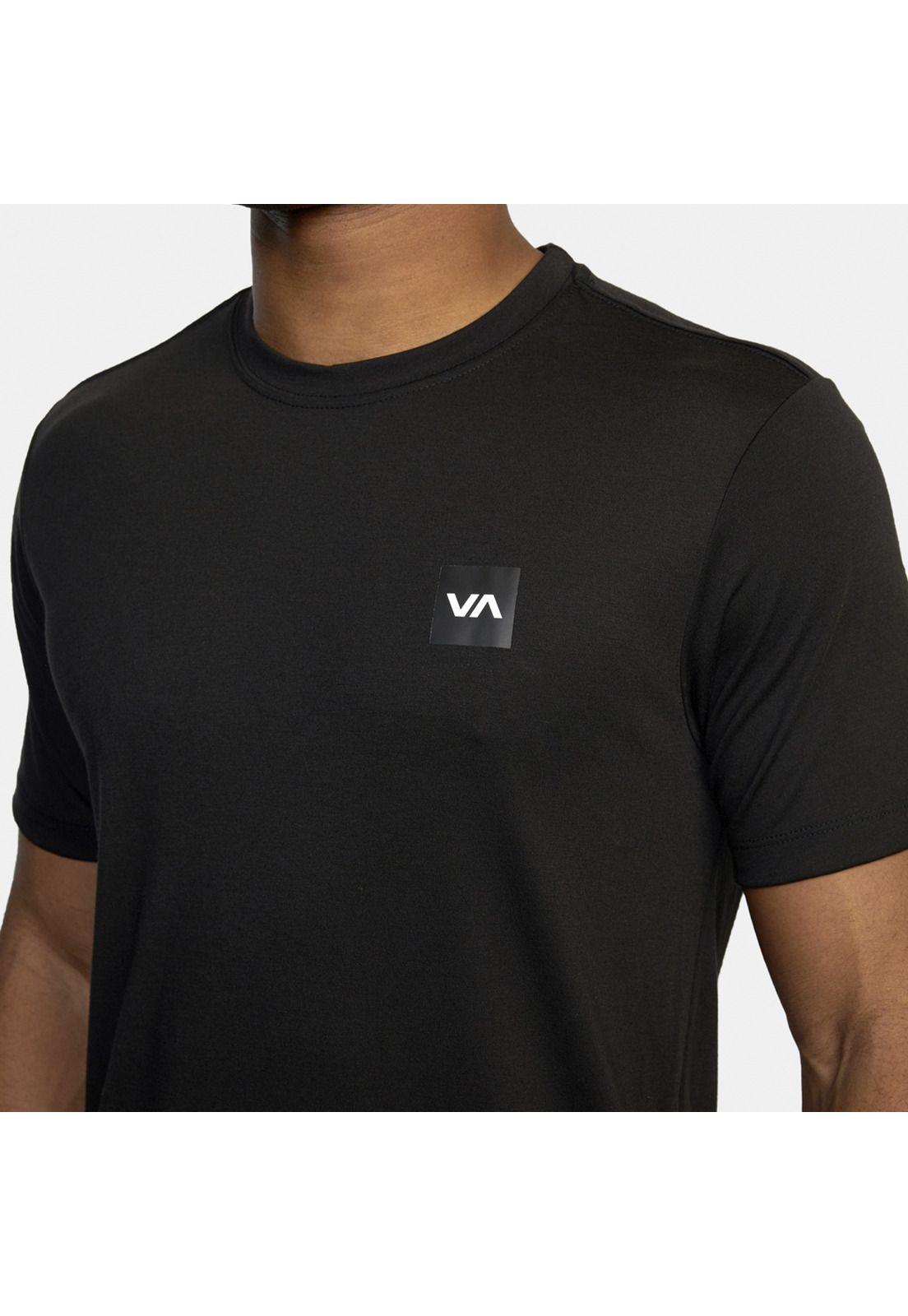 Polera Manga Corta Hombre RVCA 2X M Tees Negro-5