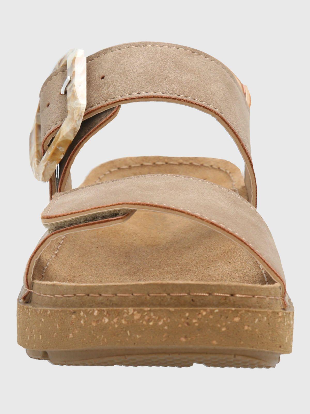 Sandalia Luxy Mujer Café-3