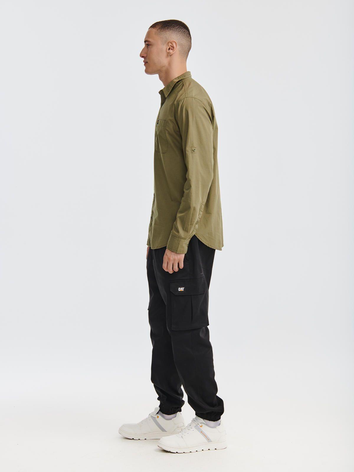 Camisa Manga Larga Hombre Foundation Convert Verde-3