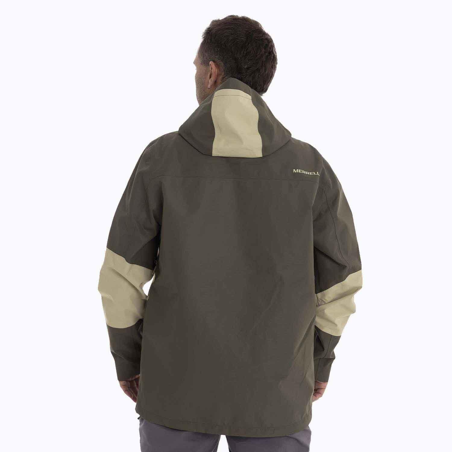 Impermeable Hombre Bravo Hard Shell café oscuro Merrell-3