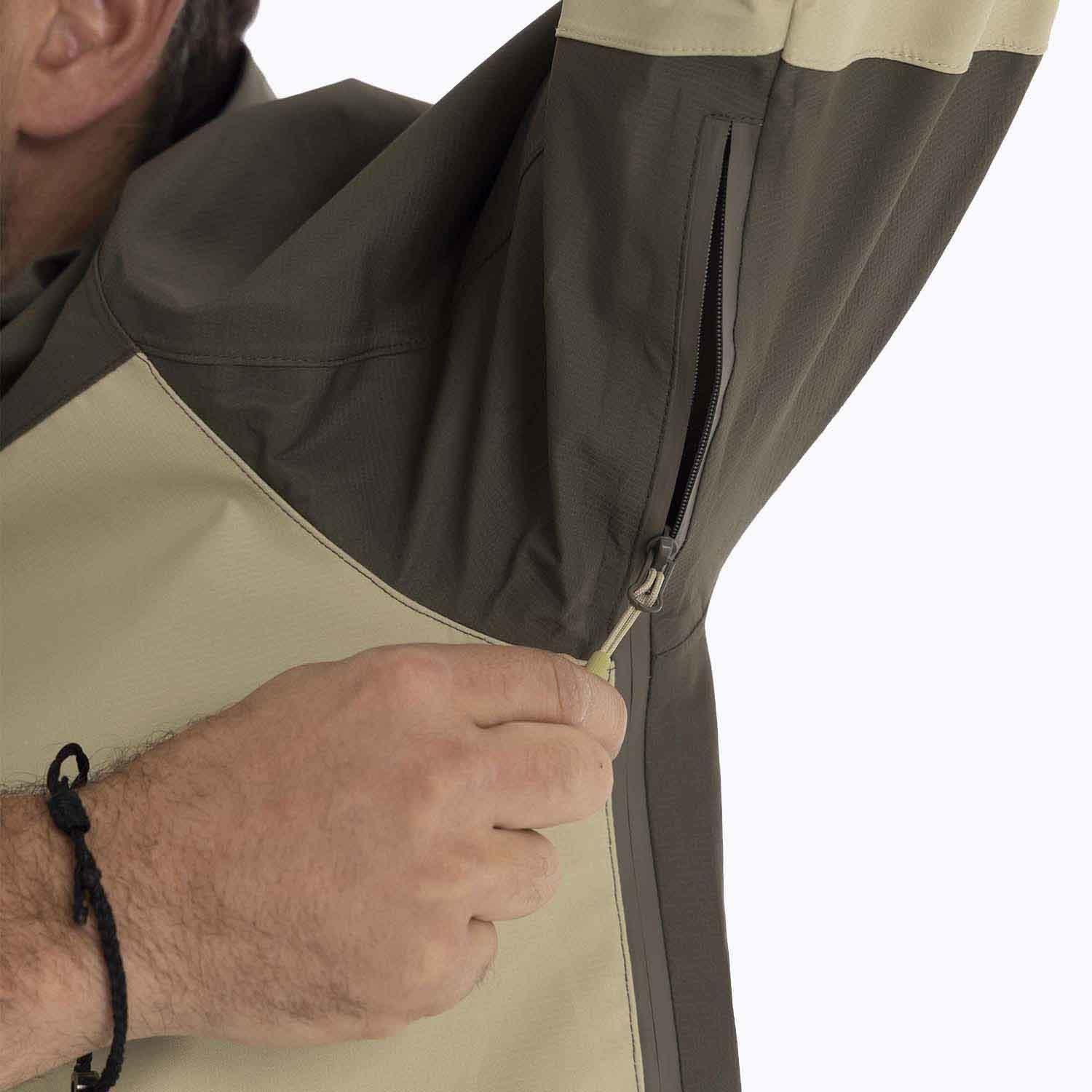 Impermeable Hombre Bravo Hard Shell café oscuro Merrell-7