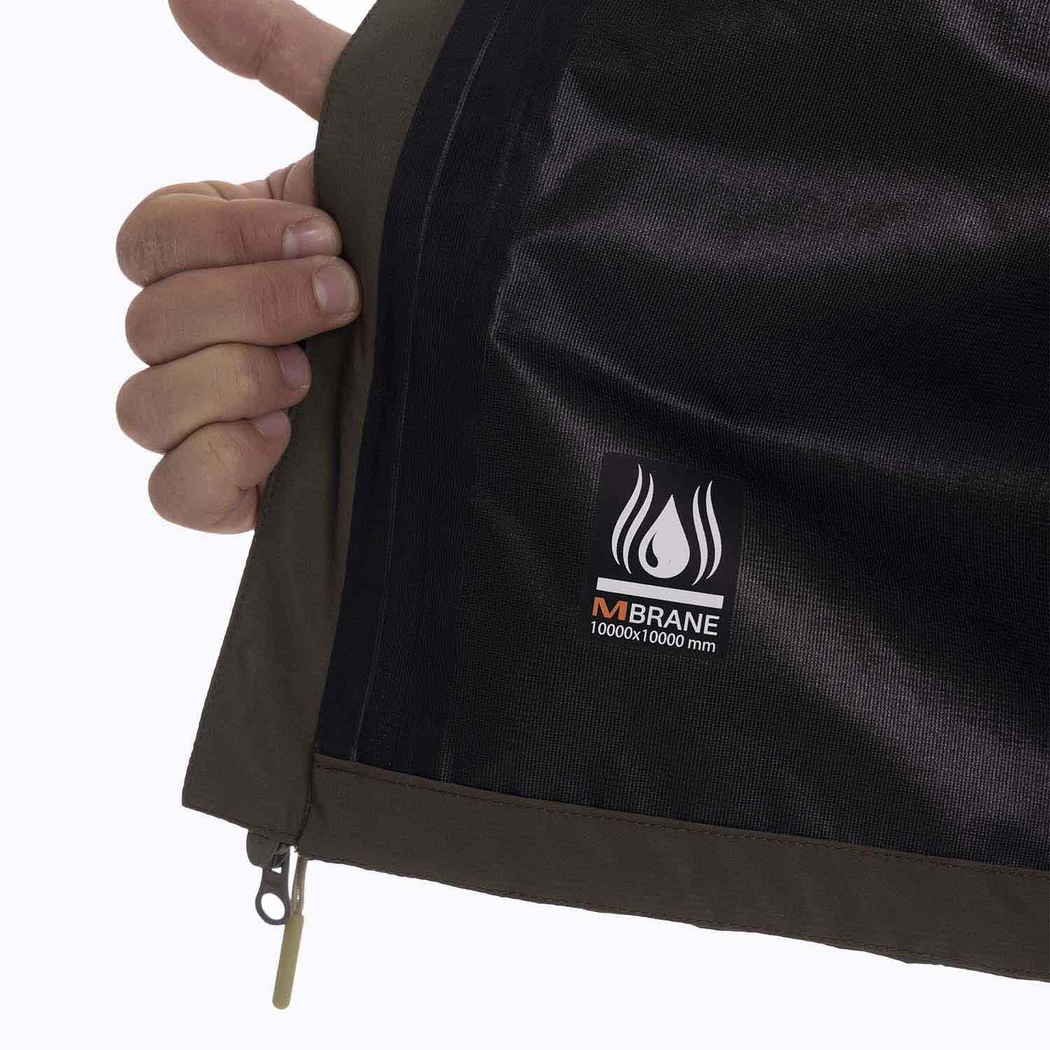 Impermeable Hombre Bravo Hard Shell café oscuro Merrell-8