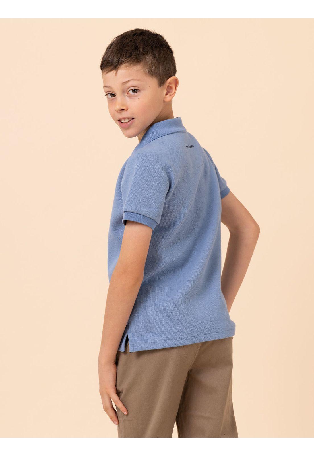 Polera Niño Unkel Celeste-3