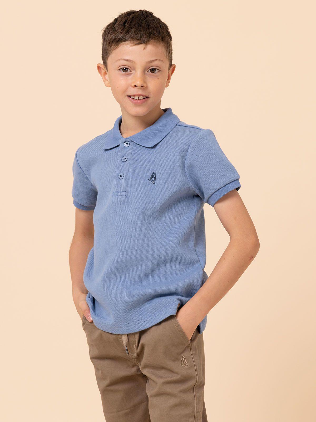 Polera Niño Unkel Celeste-1