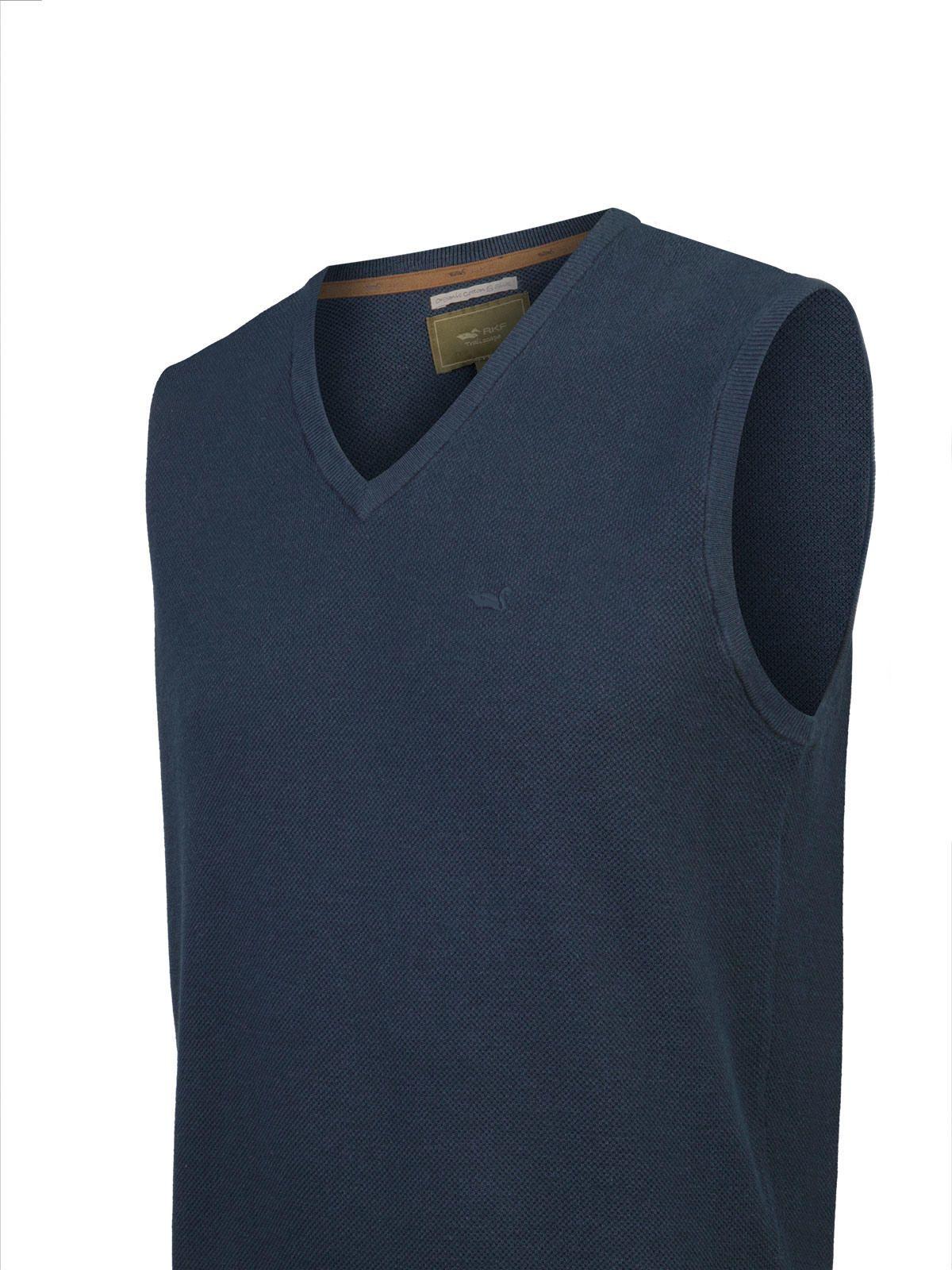 Sweater Algodón Orgánico Hombre Rivo Azul-3