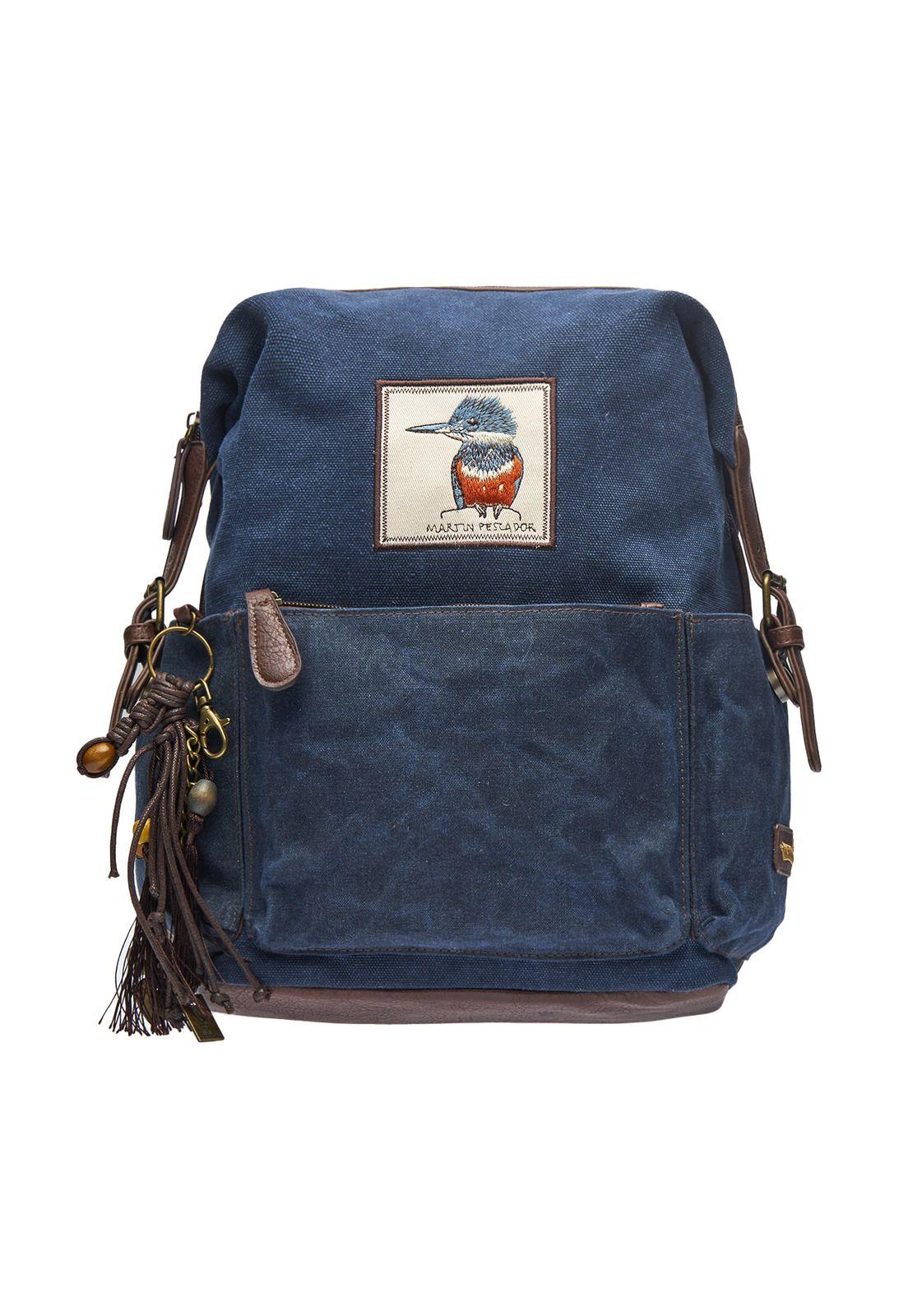 Mochila Mujer Bird Back Azul-0
