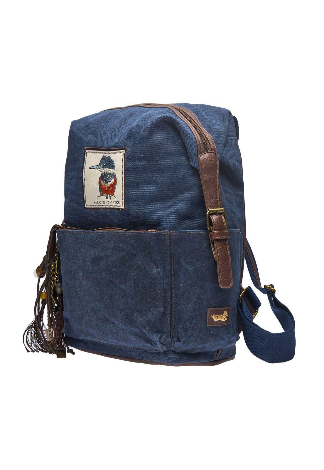 Mochila Mujer Bird Back Azul-1