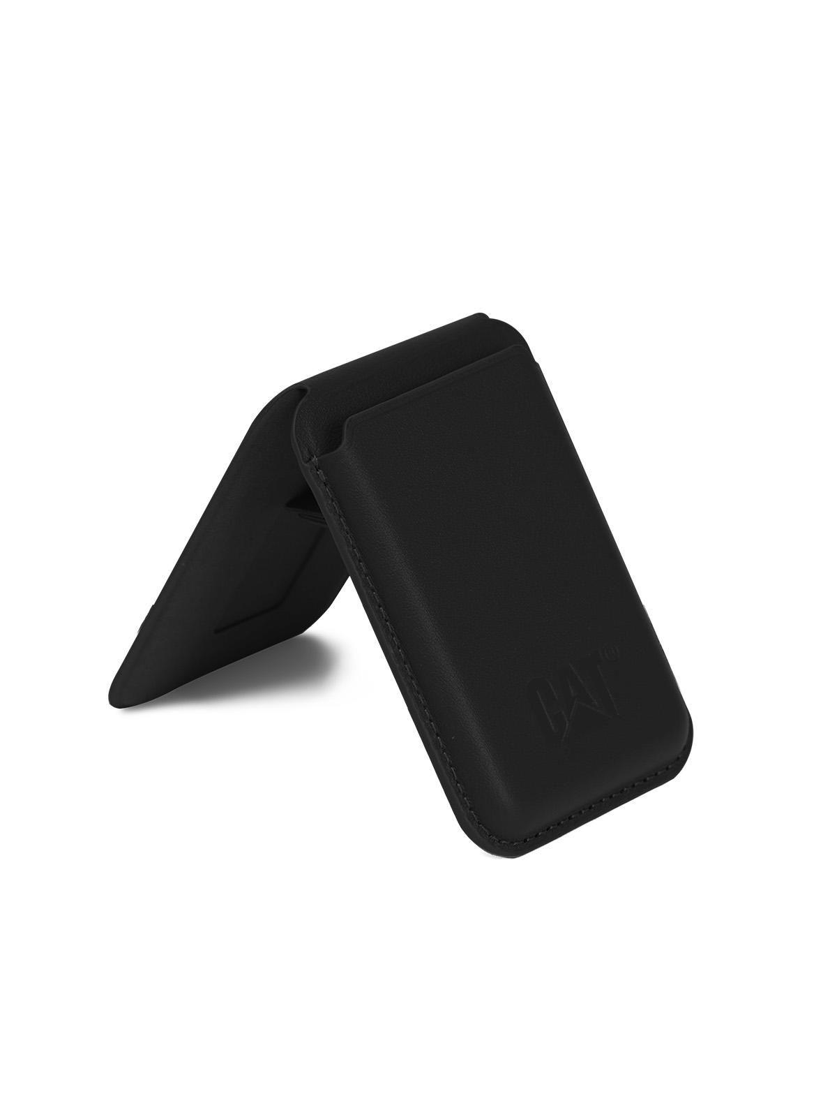 Billetera Cuero Unisex Morocco Magsafe Wall Negro-2