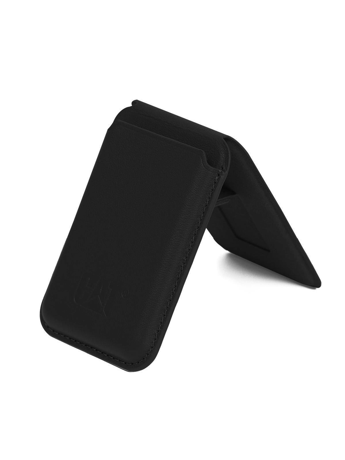 Billetera Cuero Unisex Morocco Magsafe Wall Negro-3