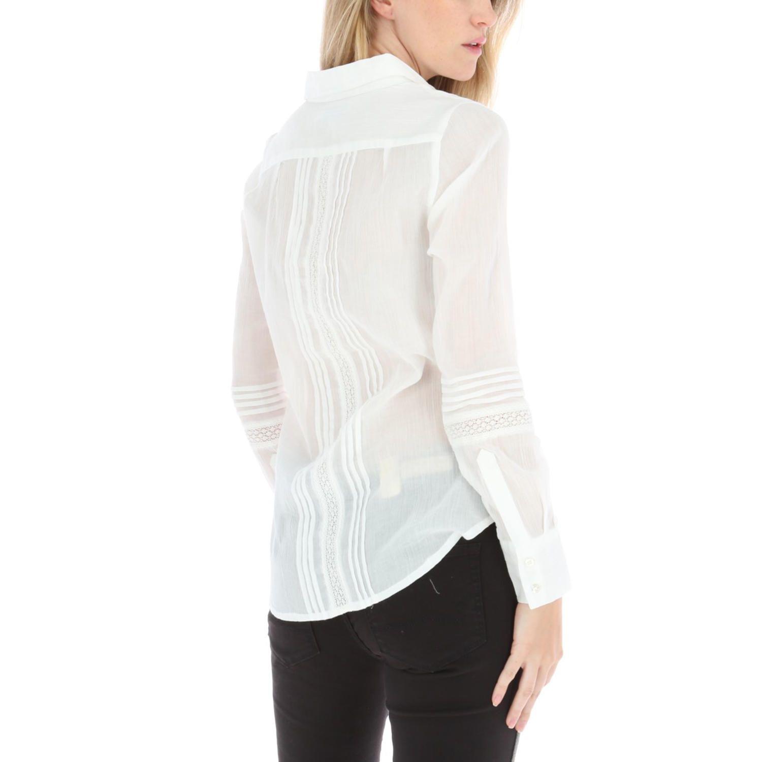 Blusa Algodón Tape Blanco Mujer Rockford-0