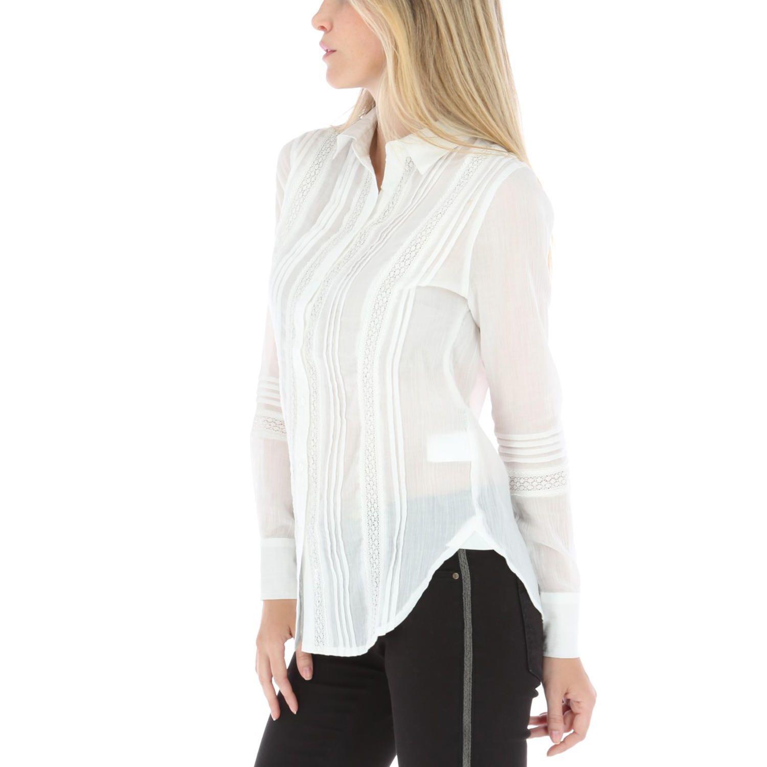 Blusa Algodón Tape Blanco Mujer Rockford-1