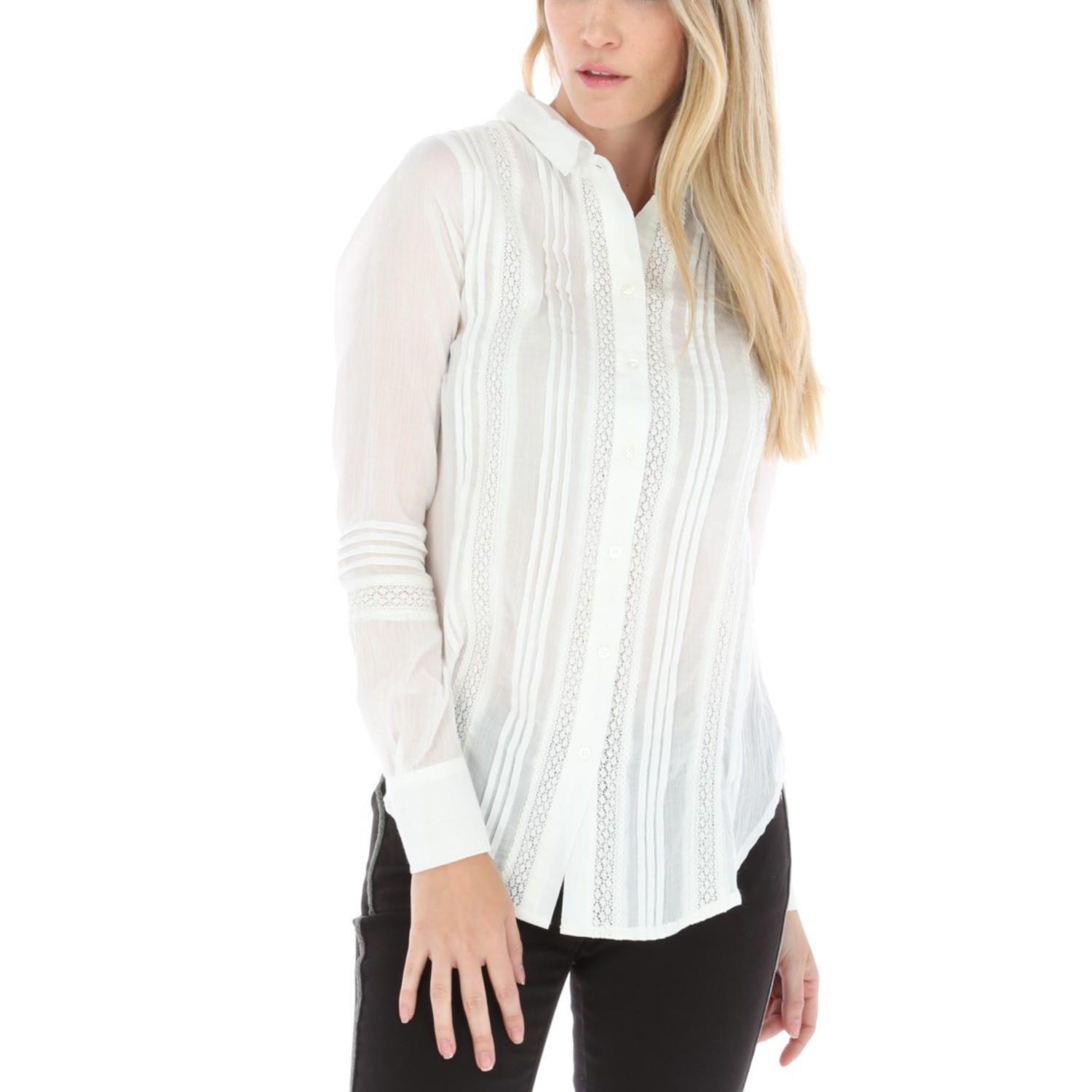 Blusa Algodón Tape Blanco Mujer Rockford-2