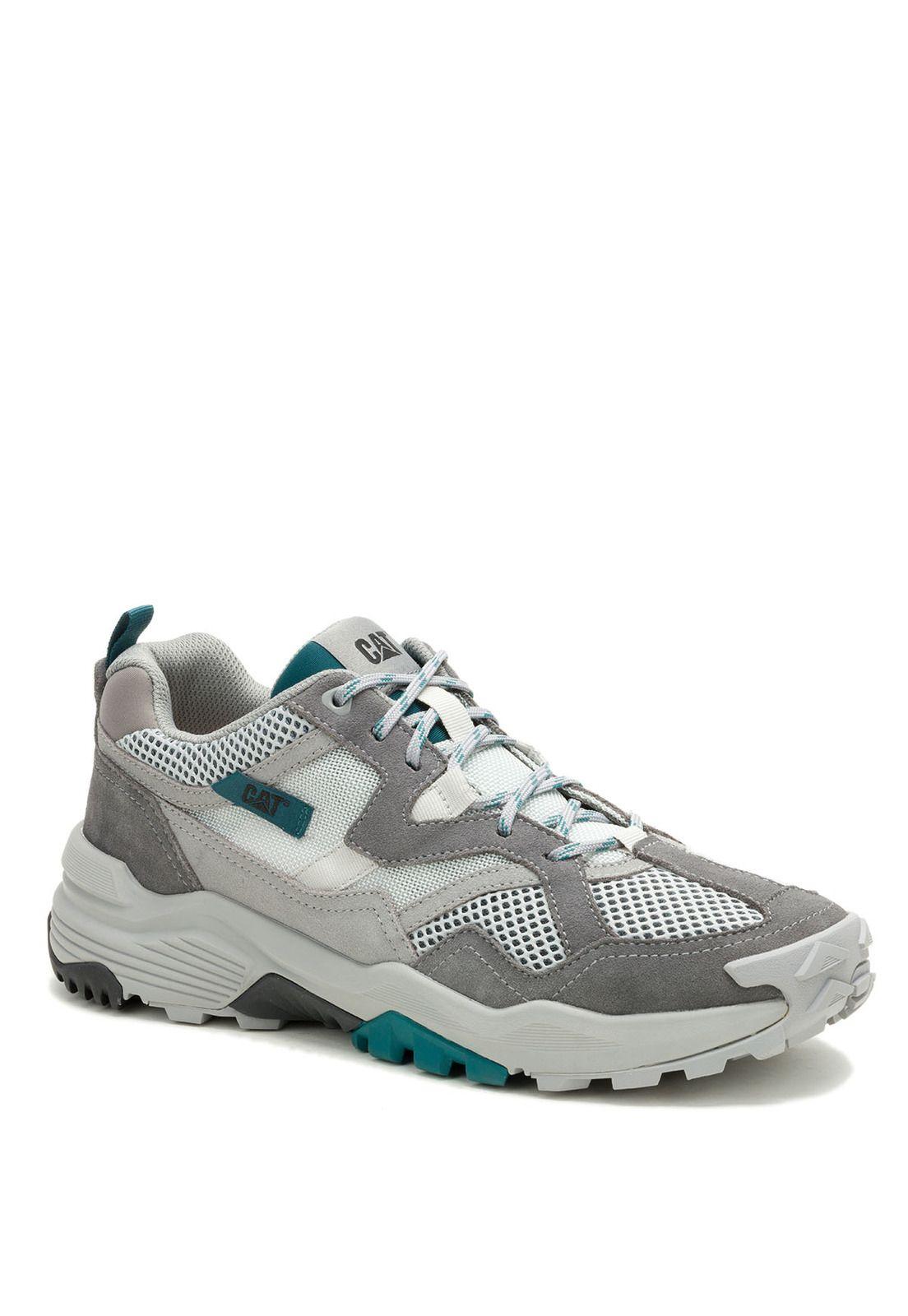 Zapatilla Hombre Grapple Suede Mesh Gris-0