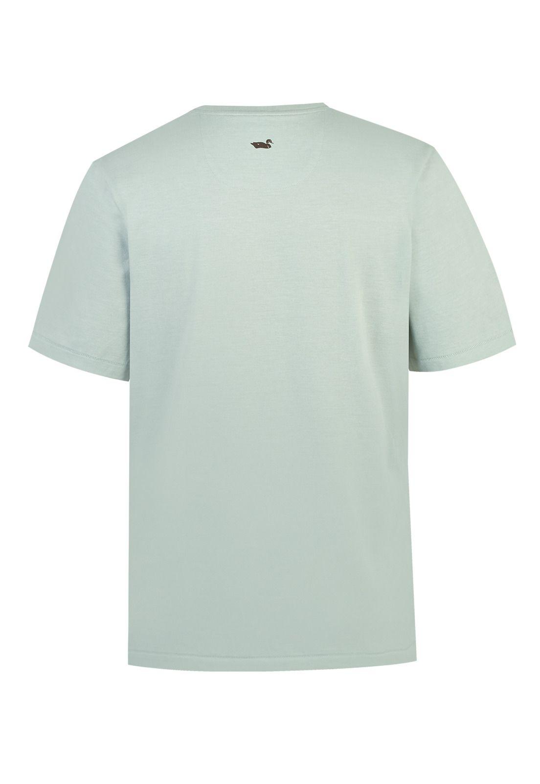 Polera Fibras Recicladas Hombre Places Verde-1