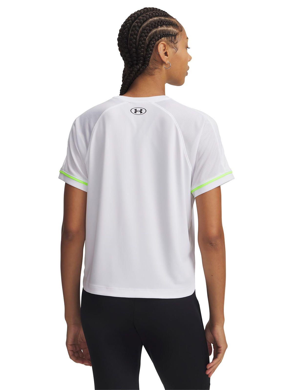 Polera Manga Corta Football  mujer Challenger Boxy blanco -1