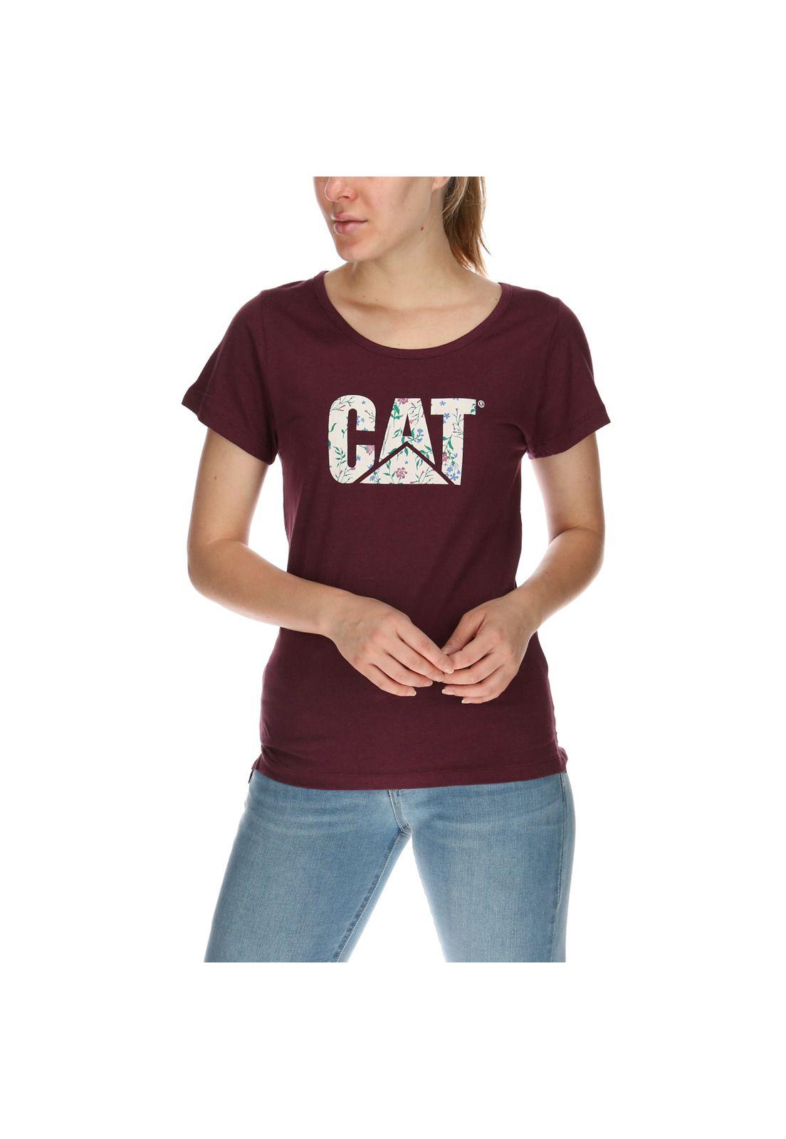 Polera Mujer Logo Burdeo-1