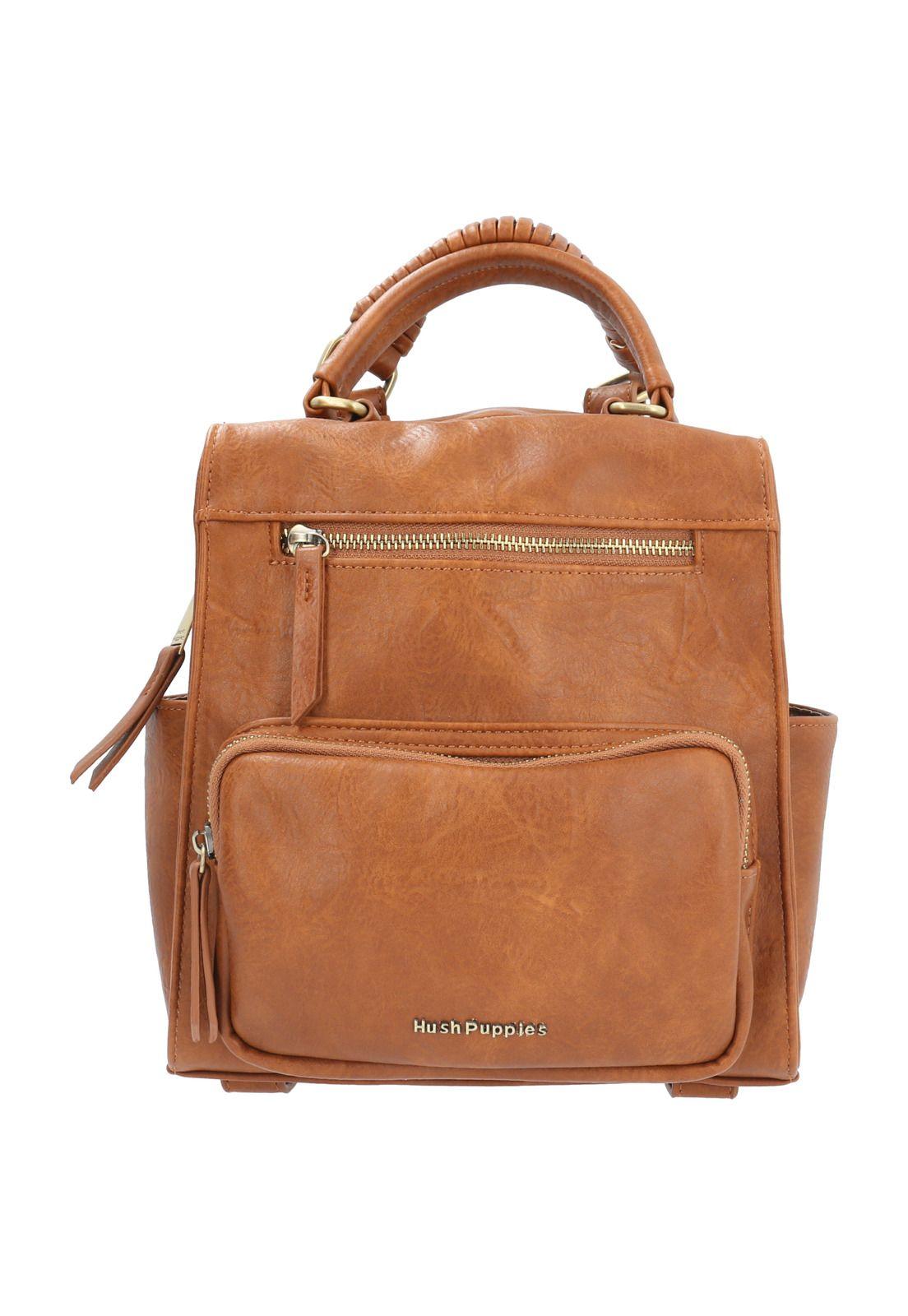 Cartera Mochila Convertible Mujer Dat Café-0