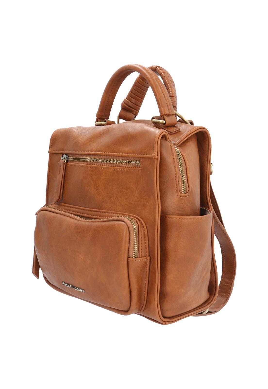 Cartera Mochila Convertible Mujer Dat Café-1