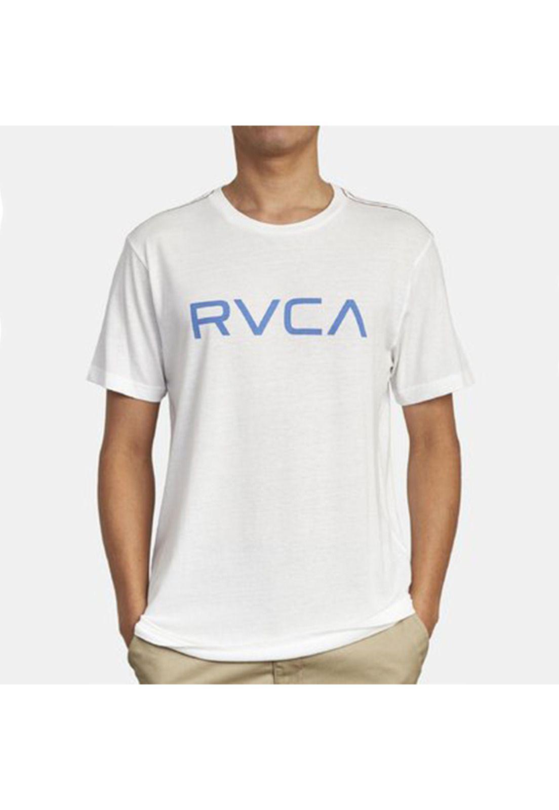 Polera Manga Corta Hombre Big Rvca Ss Blanco-2