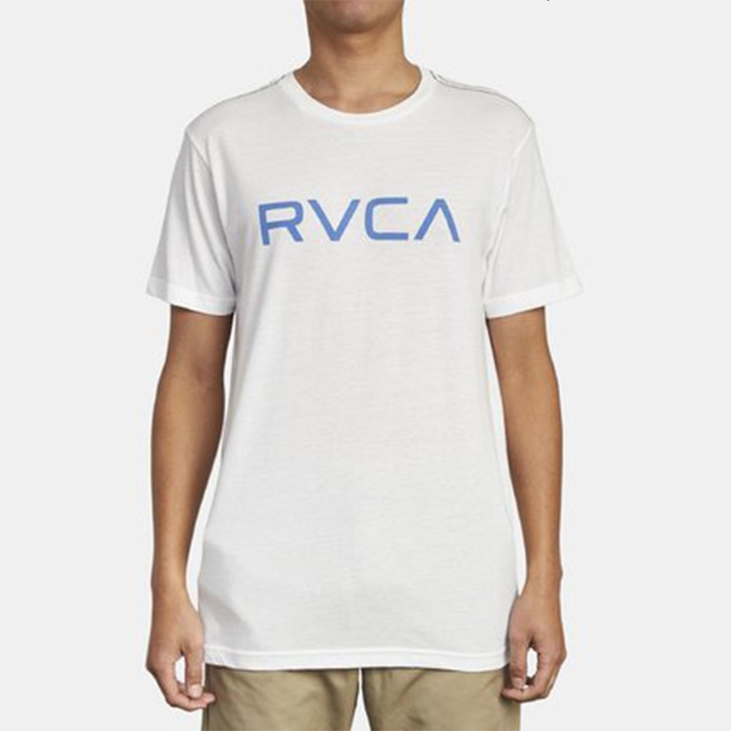 Polera Manga Corta Hombre Big Rvca Ss Blanco-1