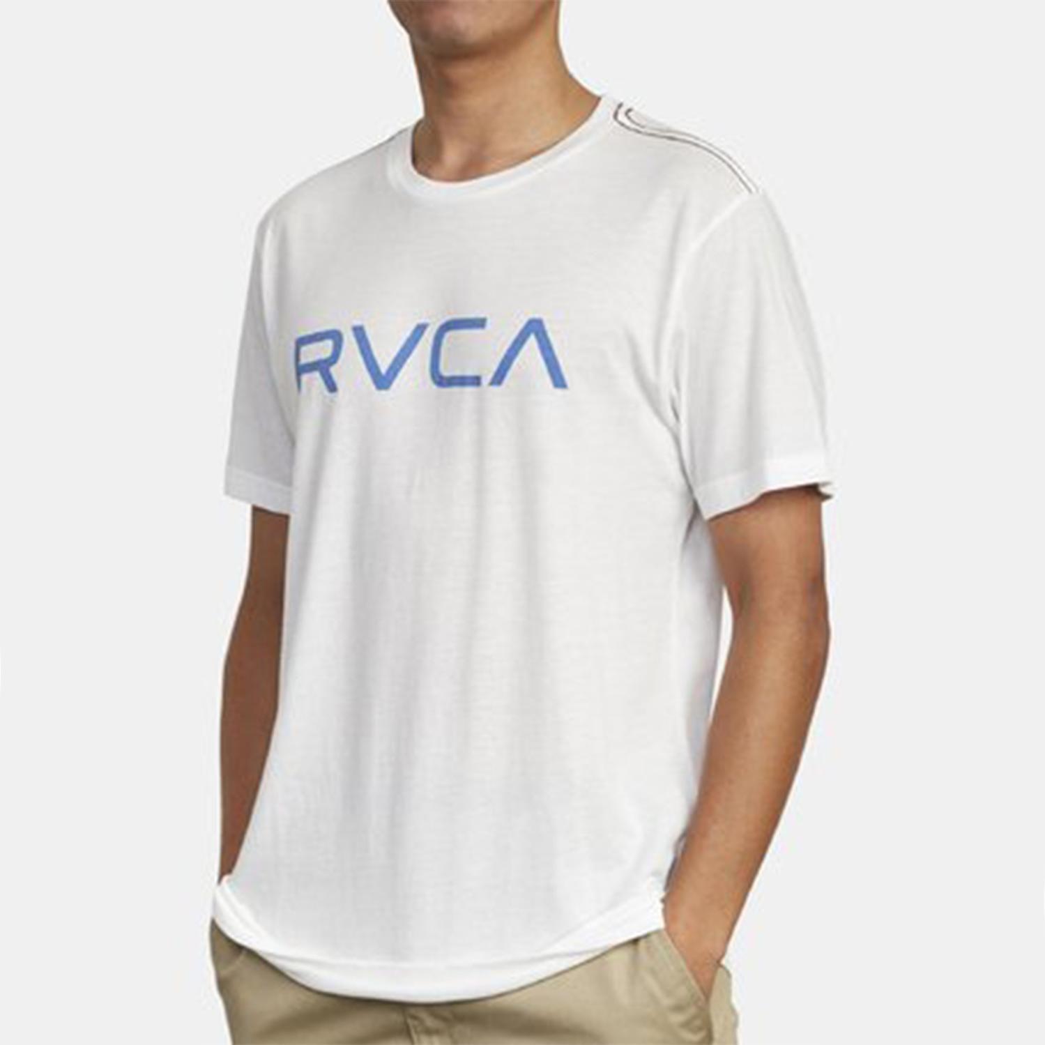 Polera Manga Corta Hombre Big Rvca Ss Blanco-3