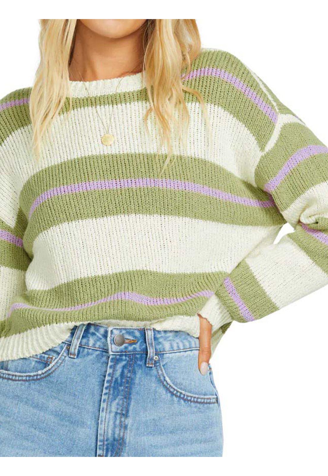 Sweater Mujer Make It Waves Verde Billabong-0