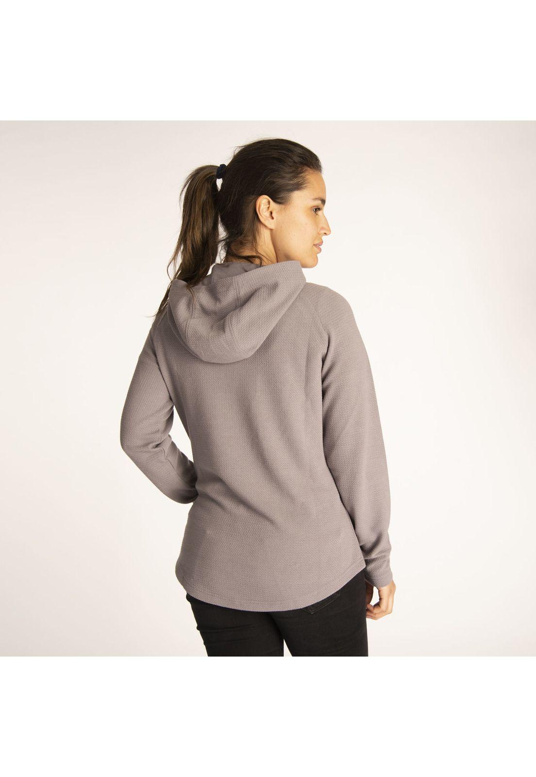 Polerón Mujer Sun Hoodie Gris-3