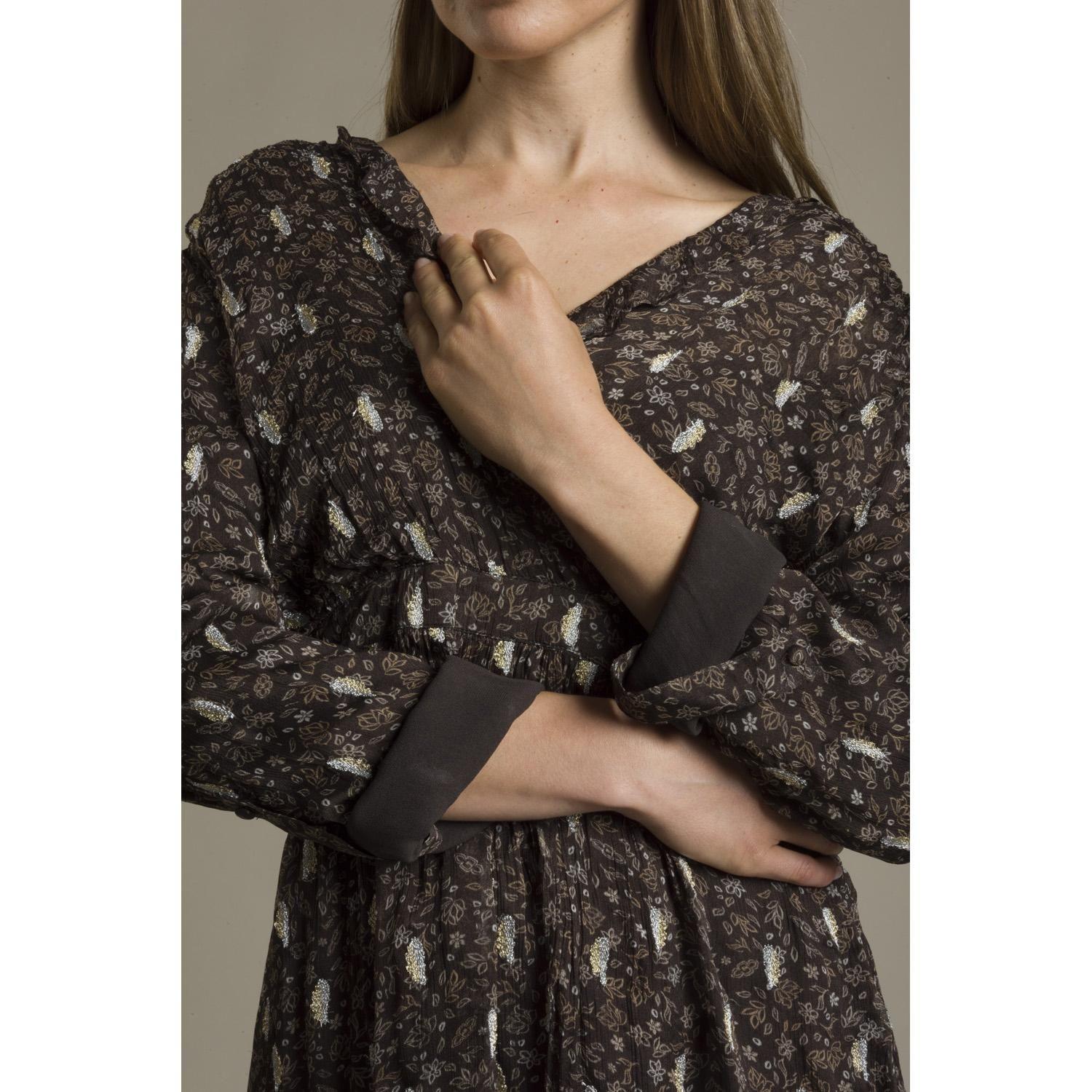 Vestido Feather Café Rockford-3