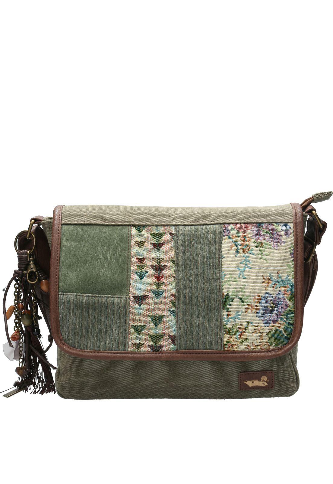 Cartera Mujer Serra Cross Verde-0