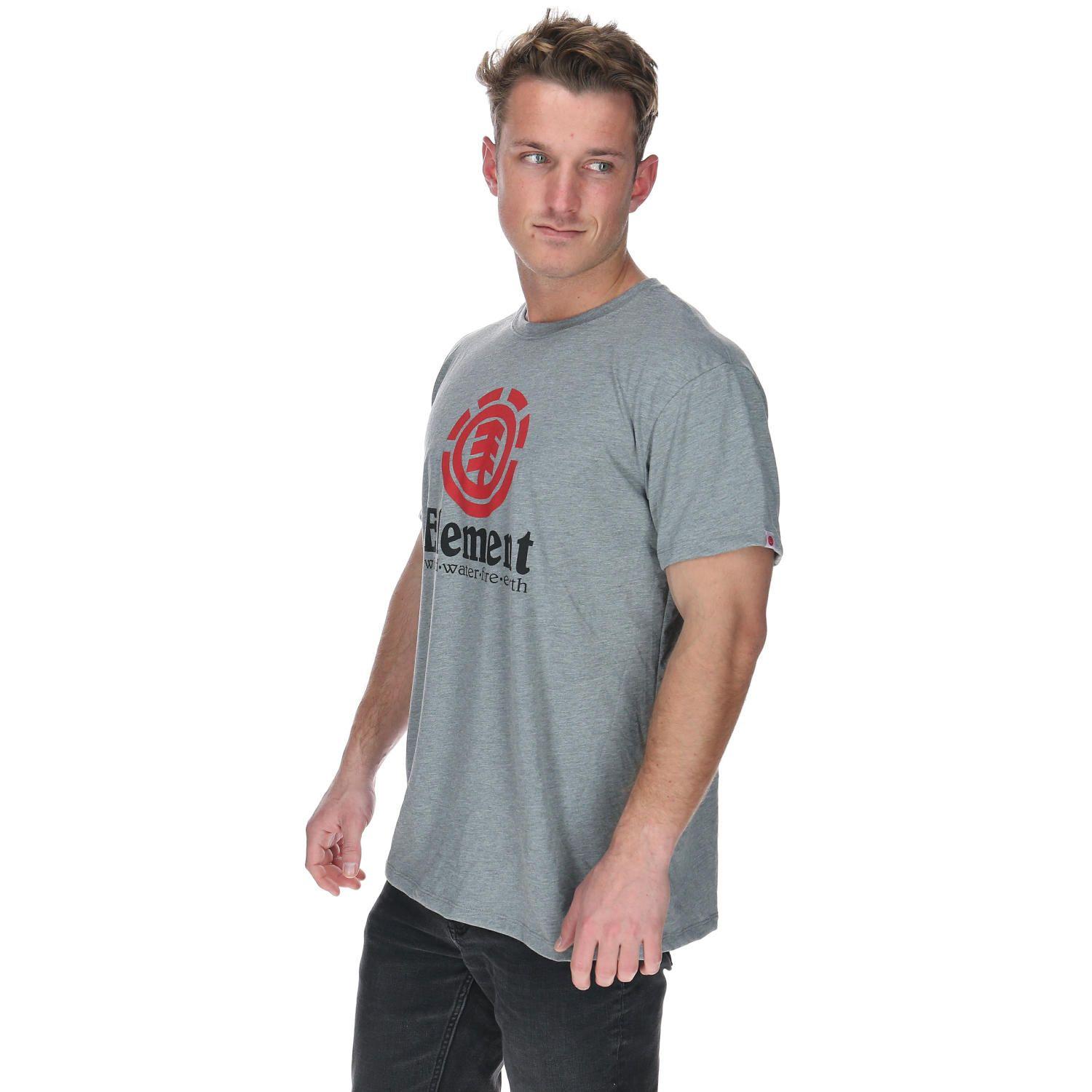 Polera M/C Hombre Vertical Ss Polera Gris-1