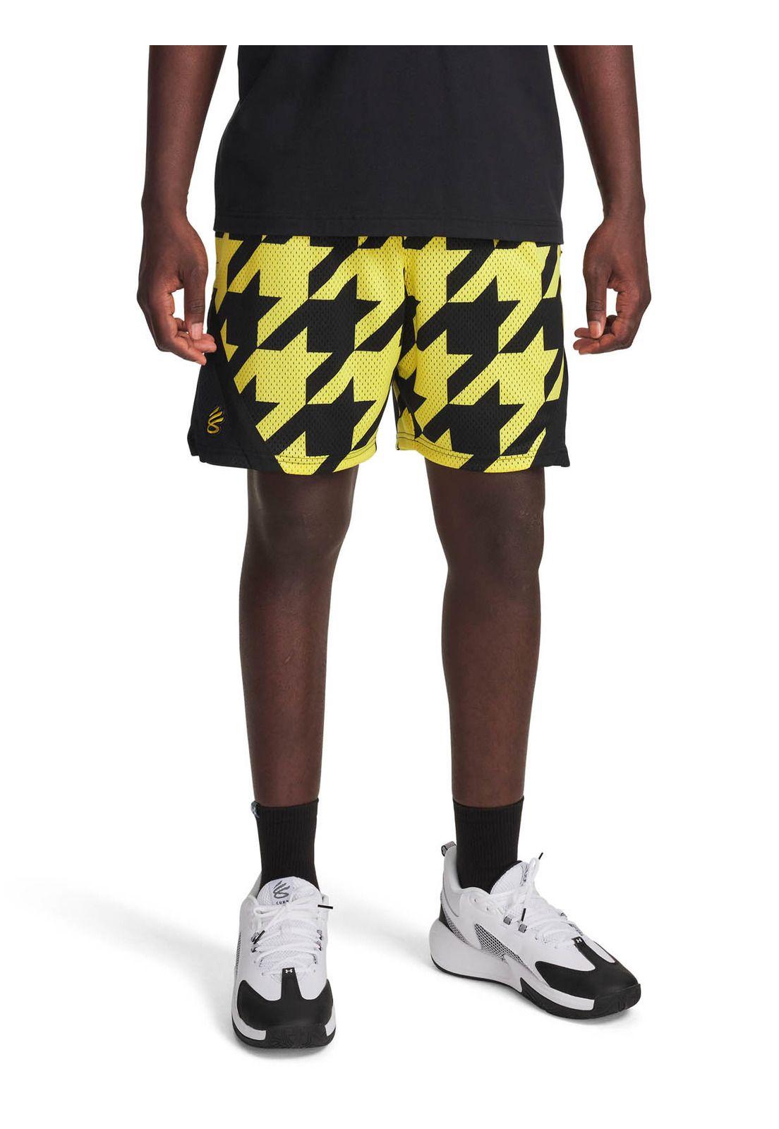 Short Basketball para Hombre Curry big short 3 Negro -0