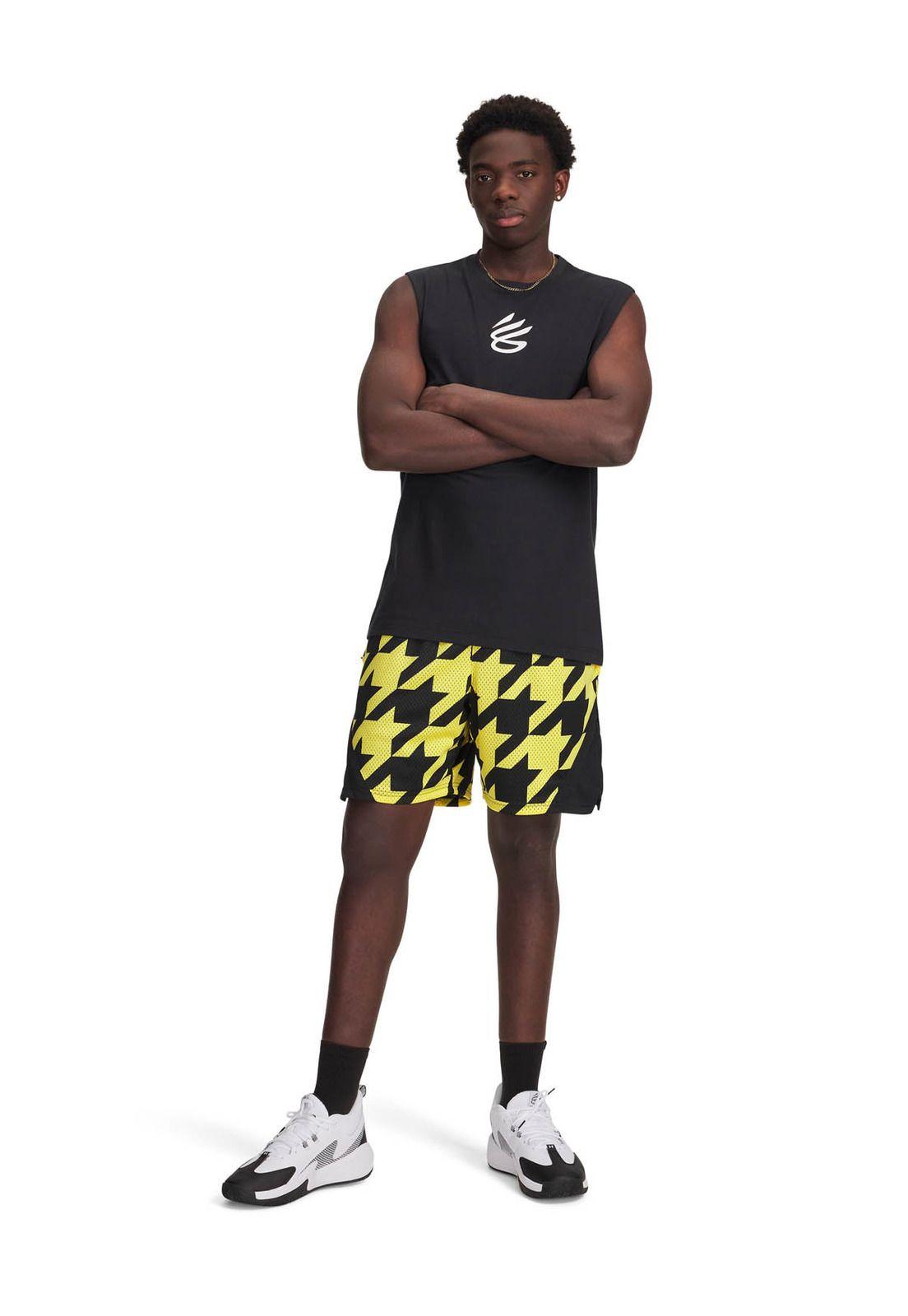 Short Basketball para Hombre Curry big short 3 Negro -3