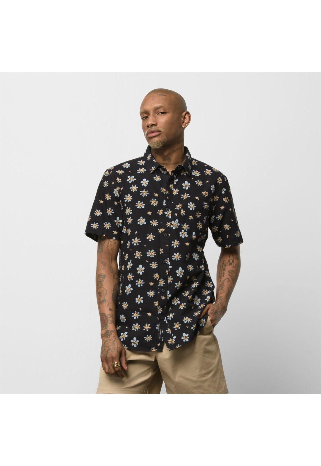 Camisa manga corta Hombre Houser SS Negro-0