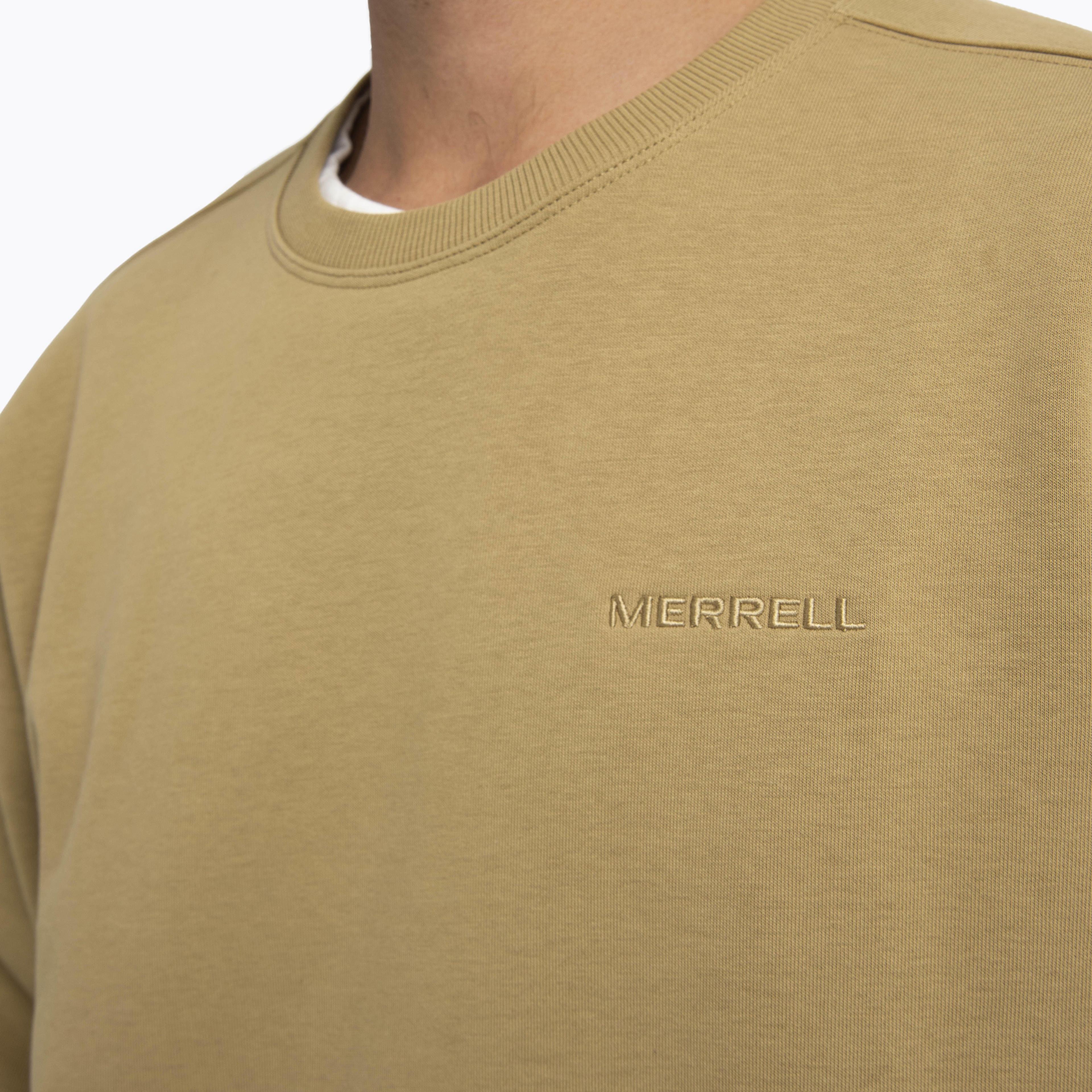 Polerón Hombre Heritage Crew Mostaza-4