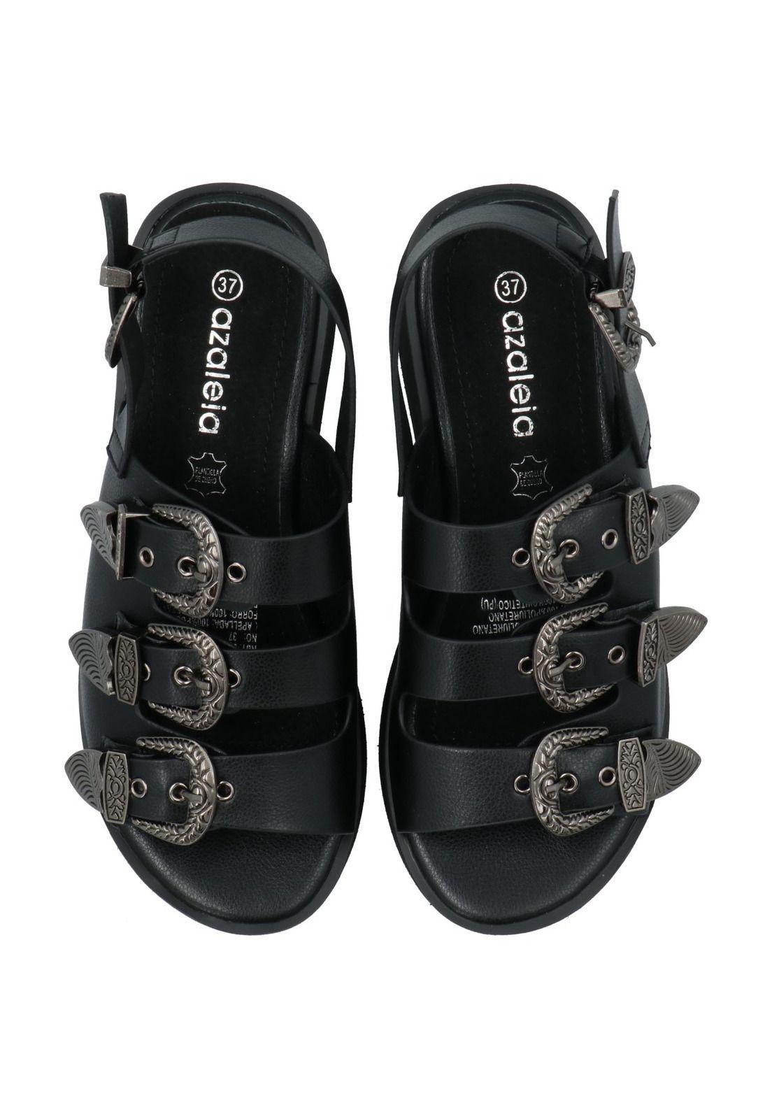 Sandalia Mujer Lola Negro-7