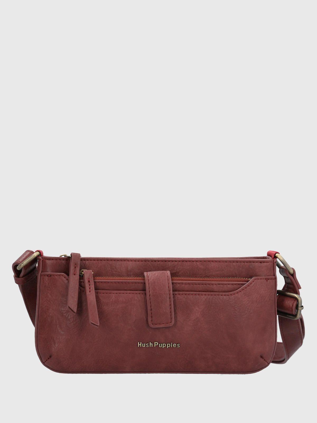 Cartera Ecocuero Mujer Drina Cross Rojo-0