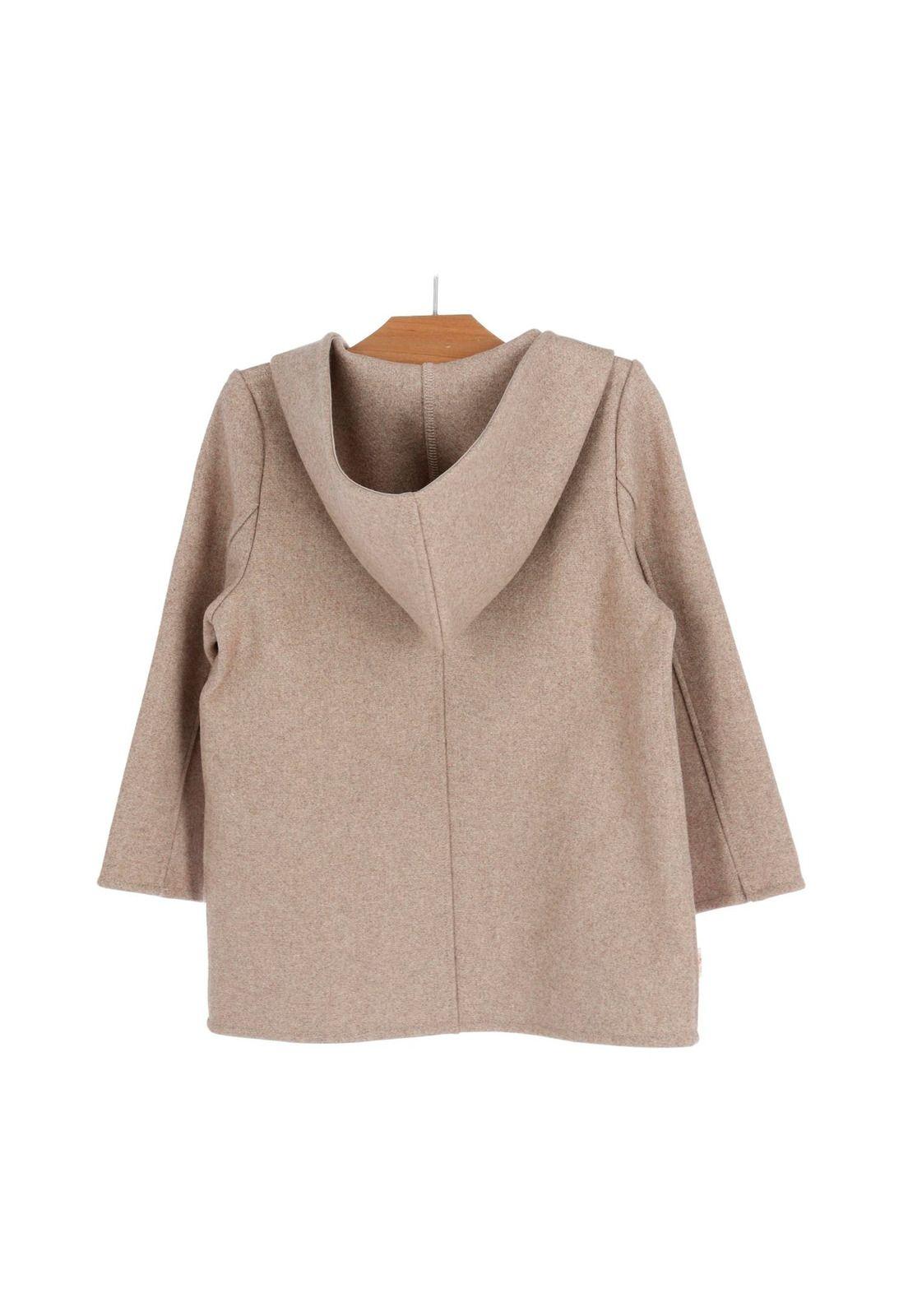 Chaqueta Wool / Polyester Europa Cafe Creme-1