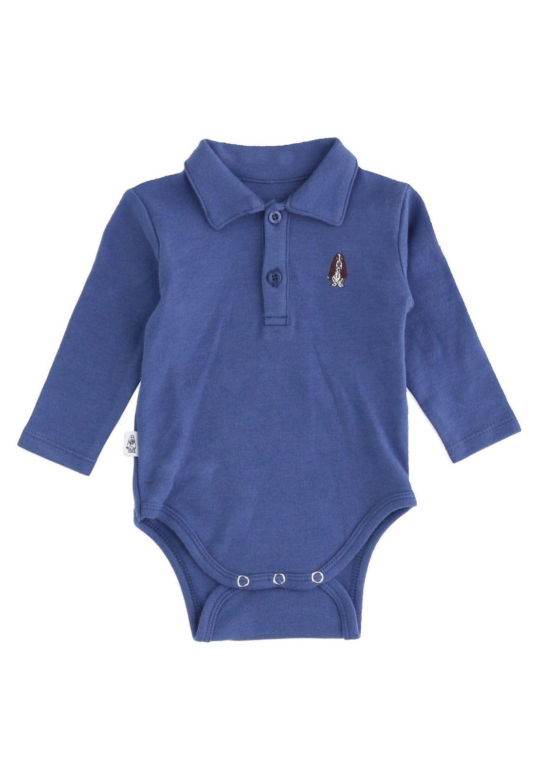 Ropa Guagua Algodón Pil/Classic Azul-0