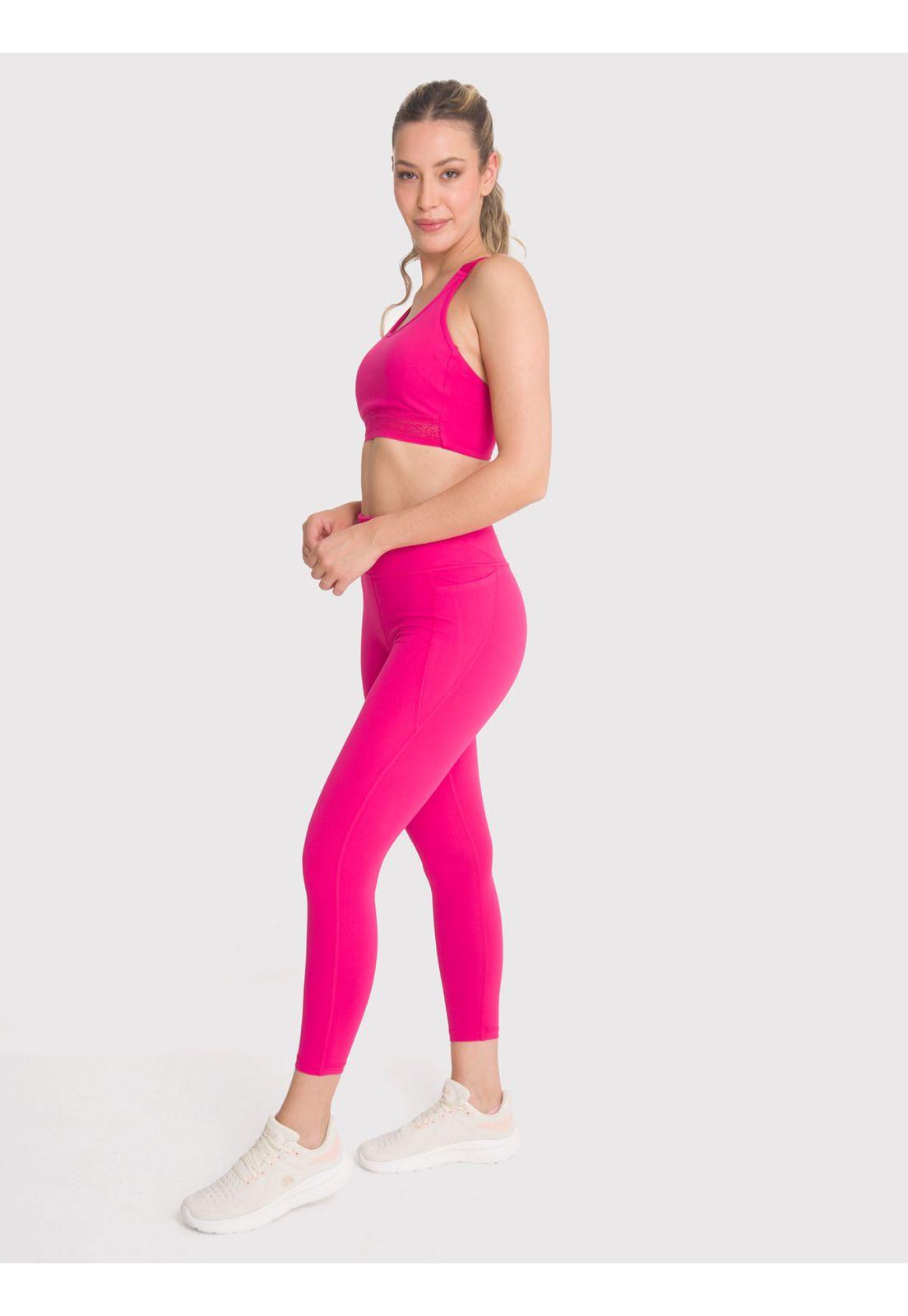 Calza deportiva Mujer Elba Fucsia-4