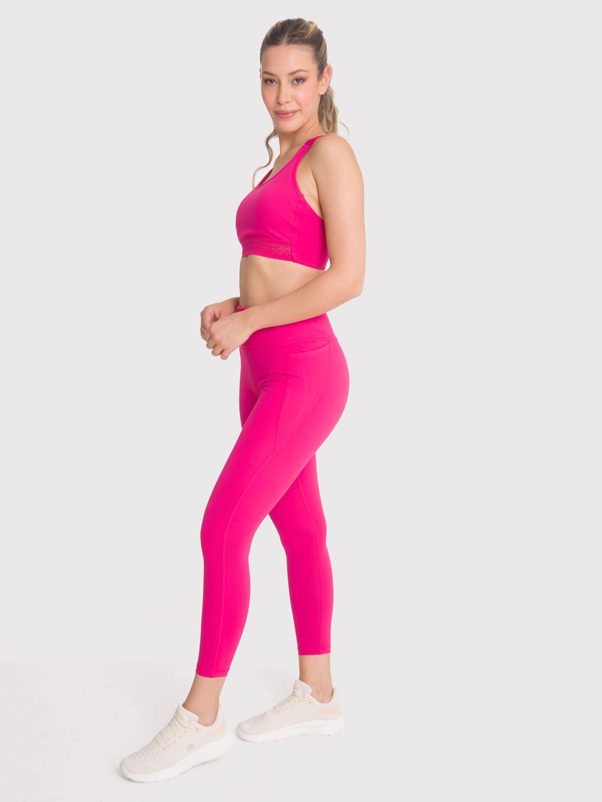 Calza deportiva Mujer Elba Fucsia-4