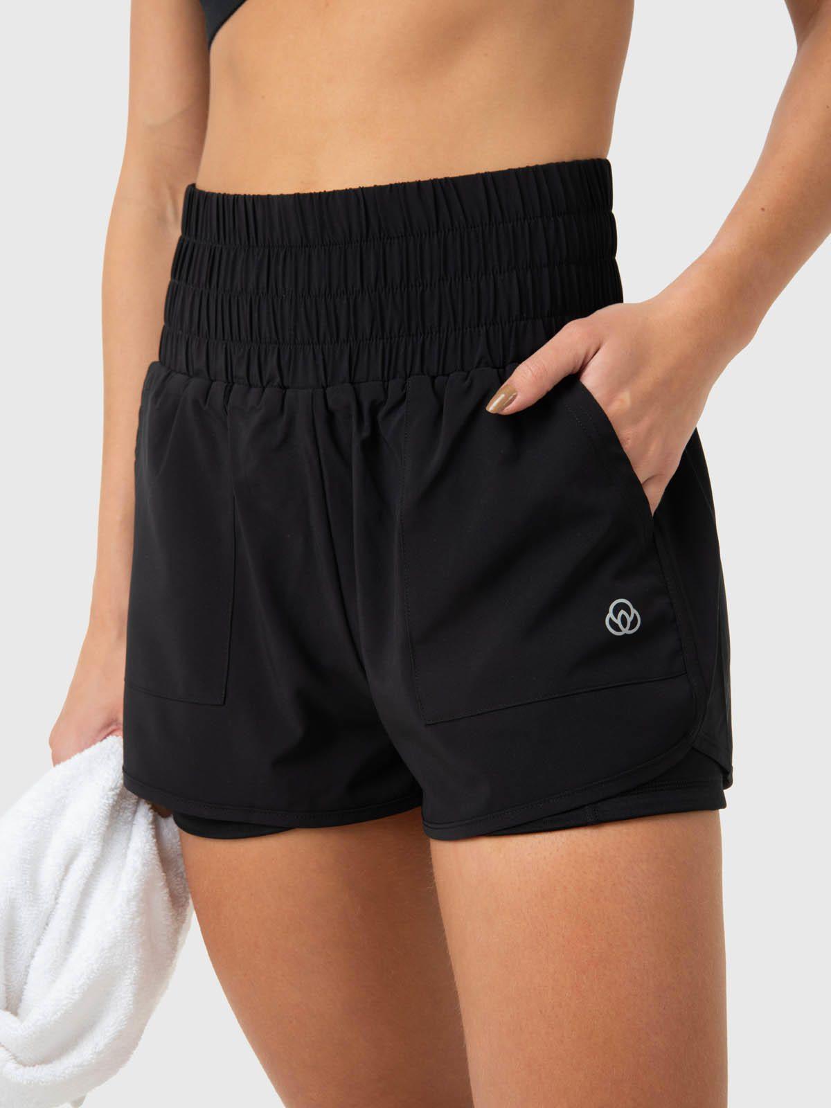 Short Mujer Pocket Negro-3