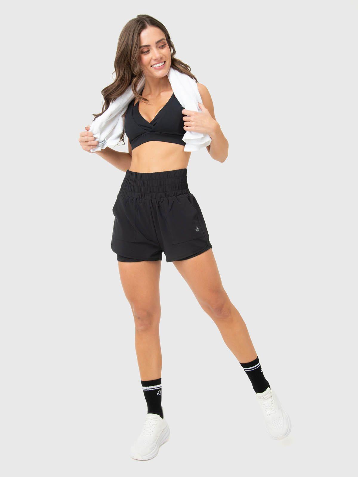 Short Mujer Pocket Negro-4