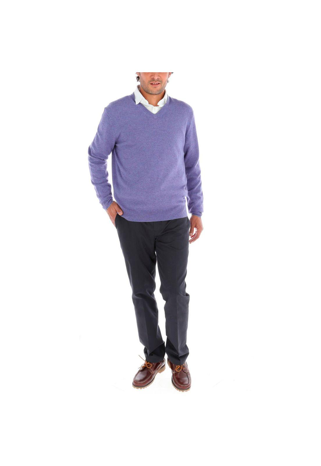 Sweater Cashmere Rockford Morado-4