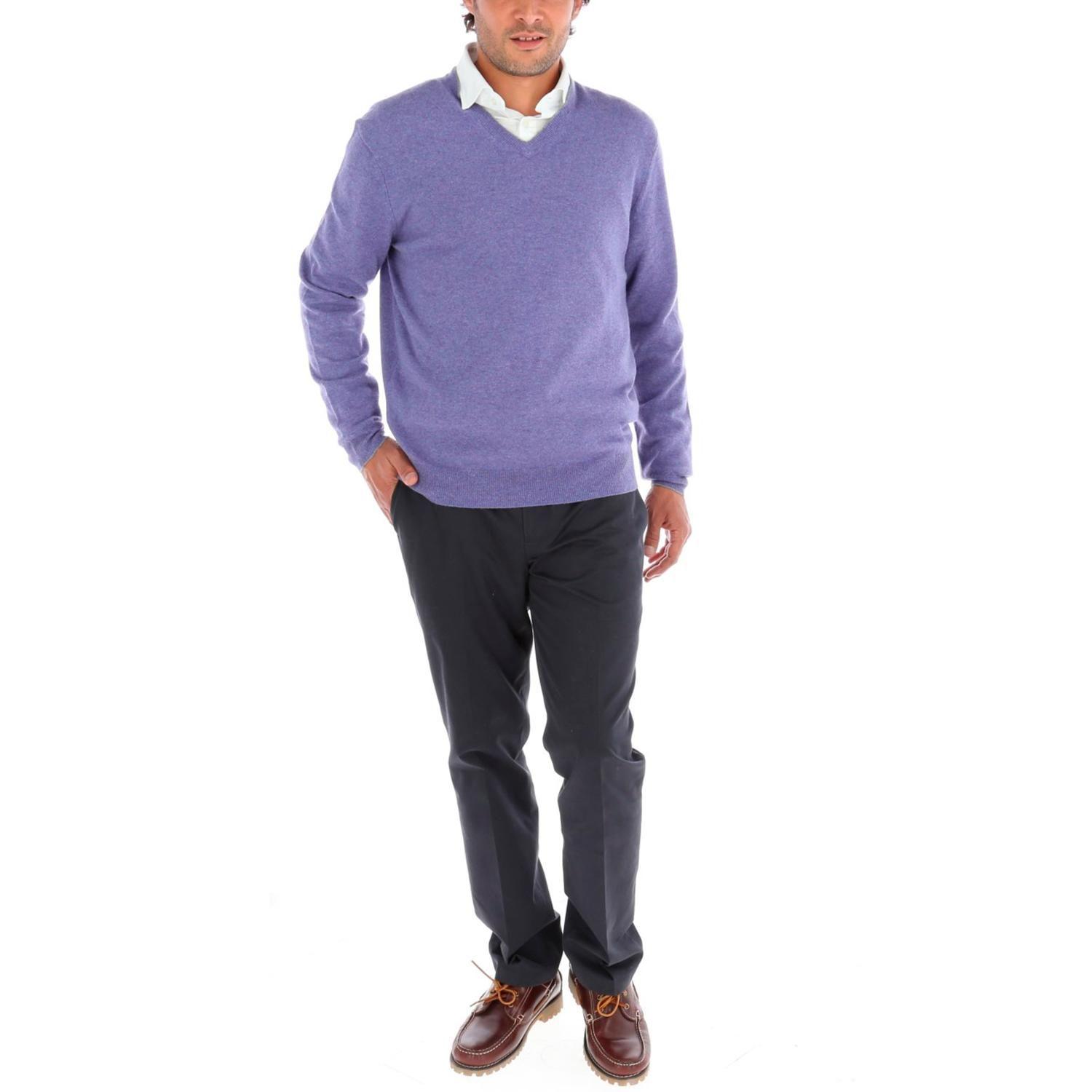 Sweater Cashmere Rockford Morado-4