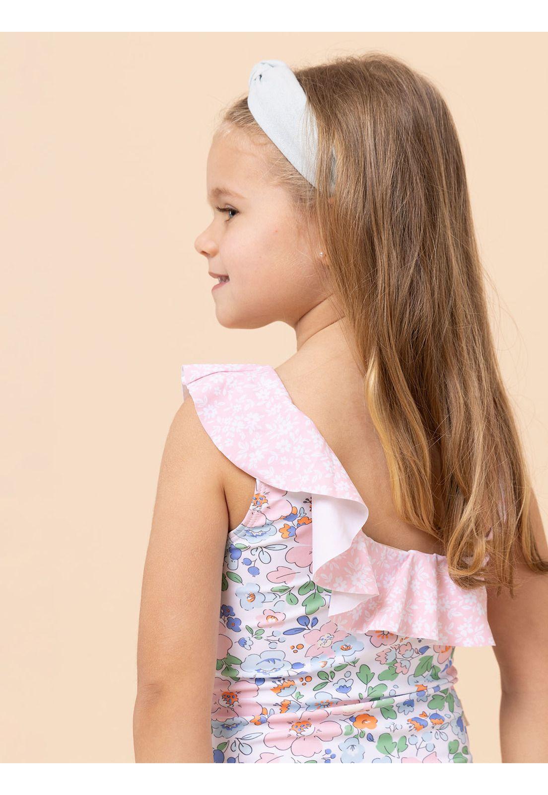 Traje De Baño Niña Vittoria Rosado-4