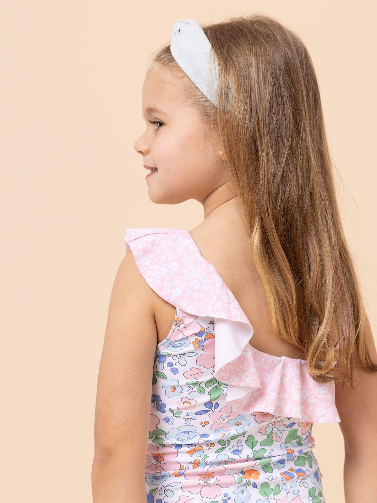 Traje De Baño Niña Vittoria Rosado-4