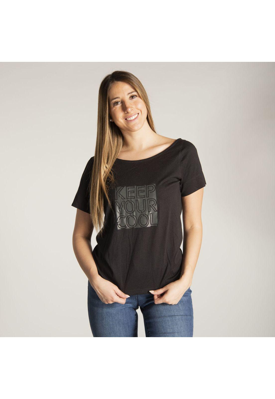 Polera M/C Mujer W Keep Your Cool Tee Negro-0
