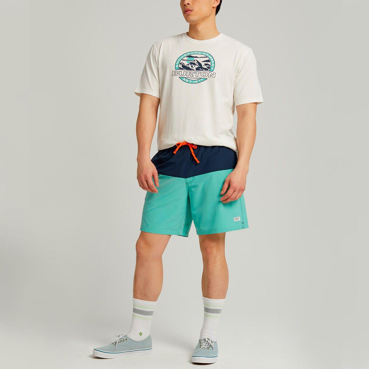 Traje de baño Hombre M Creek Side Short Verde Claro Burton-1