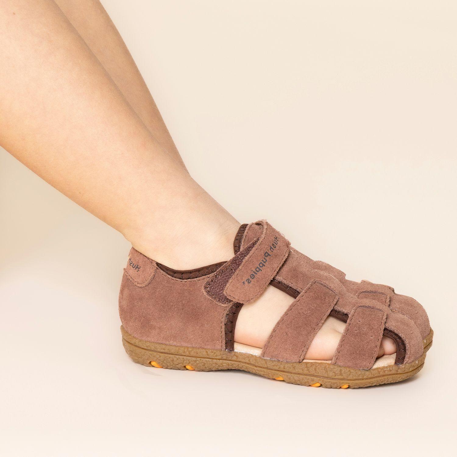 Sandalia Cuero New Coconut 26-29 Tan Niño-0